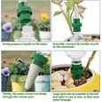 10 Pack Arrosage Automatique des Plantes - Pots d'arrosage en céramique -Arroseur Automatique de Plantes de Vacances Goutte à Goutte-3