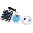 Oxygénateur Oxygène de pompe à air d'aérateur d'oxygène USB étanche à énergie solaire pour étang de piscine 146921-3