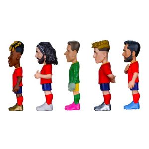 22 Figurines Miniatures De Joueurs De Football – Avec 2 Ballons, En PP Peint à La Main, 4 Cm, Pour Diorama