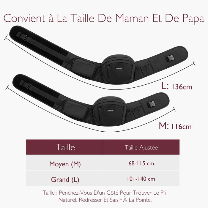 Porte-bébé Respirant Momcozy Air Mesh - Pour Nouveau-né à 20 Kg, Maille 3D, Dos En X | Léger, Sans Inserts, Pour Temps Chaud - 11