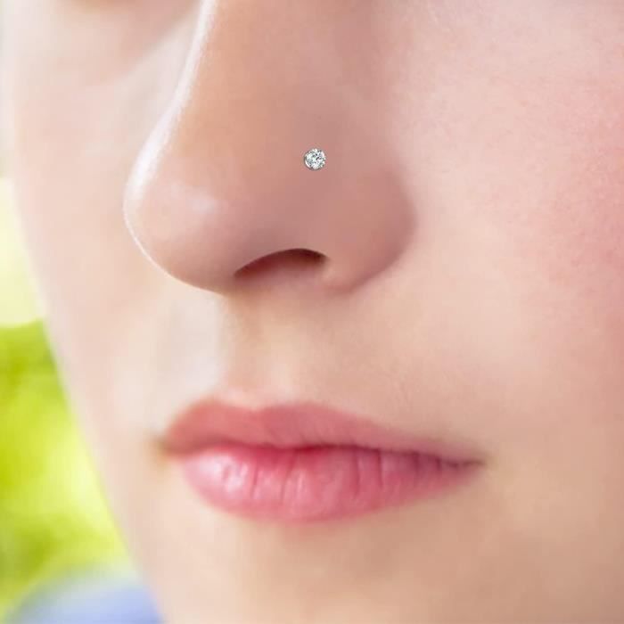 Faux Piercing Nez Anneau Acier Chirurgical - Lot 12-15 Pièces 18G/20G - Septum Sans Perçage - 9