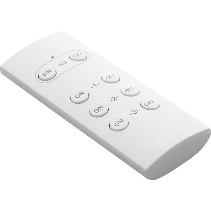Kit 4 Prises Télécommandées Programmables – Portée 30 M – 16A/3680W – Télécommande Pré-appariée – Économie D'Énergie - 9