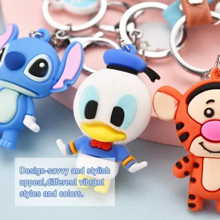 Porte-clés Panda Mignon En PVC | Accessoire Déco Pour Sac, Trousse, Cadeau Enfant – 3,5x4,9 Cm