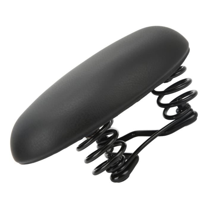 Selle de vélo sans Nez, Selle élargie Douce et Absorbant Les Chocs avec Double Amortisseur Selle de vélo sans Nez, Selle élargie Douce et Absorbant Les Chocs avec Double Amortisseur