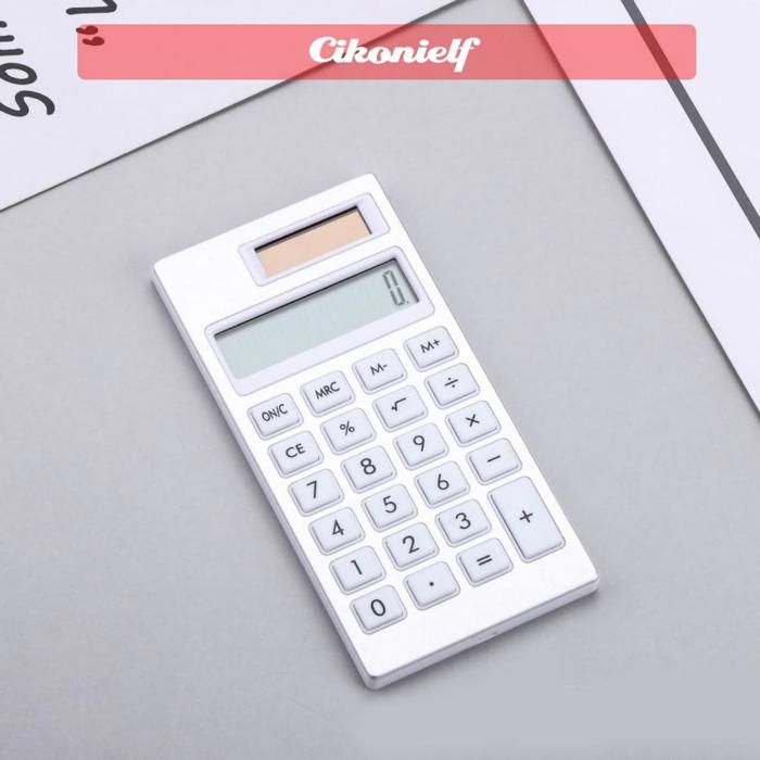 Calculatrice Portable Avec Règle - Design Mignon Et Léger - Parfaite Pour L'école Ou Le Bureau - 9