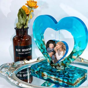 Moule Silicone En Forme De Cœur 7x6 Cm - Pour Résine époxy, Plâtre, Cire - Neuf