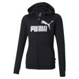 Sweatshirt fille Puma ESS+ Logo Full-Zip TR G - noir-0