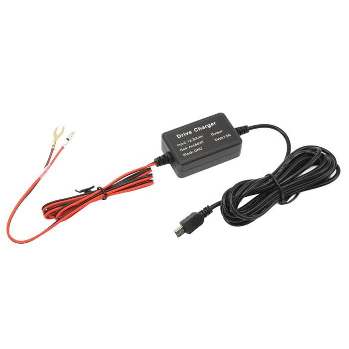 Kit De Câbles CA-DR1030 Pour Dashcam Kenwood - Pour Mode Parking, Longueur 4m, Alimentation 12-24V