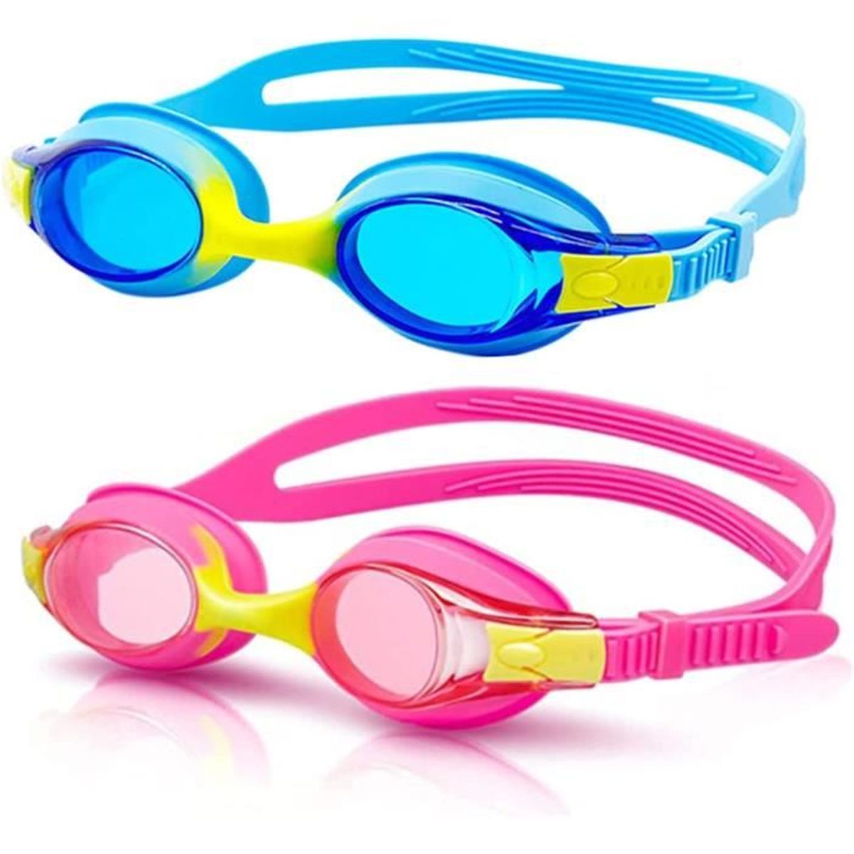 Explorez le monde sous-marin avec des lunettes de natation colorées de haute qualité pour enfants | BALEINE/SOYEZ GENTIL