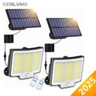 Lampe Solaire Extérieure KENLUMO - 210 LED IP68 à Capteur de Mouvement Étanche