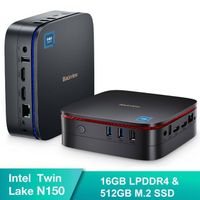 Blackview MP60 - Mini PC - 16Go DDR4 - 512Go SSD - Windows 11 Pro - Intel N150 3.6GHz - 4K HD - Double WiFi - Gigabit Ethernet