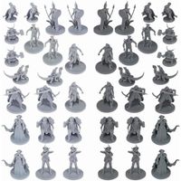 40 figurines de table fantastiques pour donjons et dragons