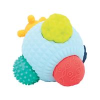 LUDI - Puzzle 3D Multi Balles pour Bébé - 6 Balles Sensorielles - Éveiller Bébé et Développer la Motricité - À Partir de 6 Mois