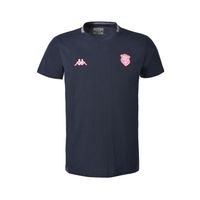 T-shirt enfant Angelico Stade Français Paris Kappa - Bleu marine - Rugby - Multisport
