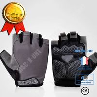 Une paire Version améliorée des gants en maille demi-doigt vélo cyclisme conduite femmes cyclisme gants de fitness antidérapant XL