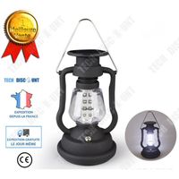 TD® Lanterne Camping- Lumière Solaire rechargeable- Lampe de tente- Eclairage Extérieur