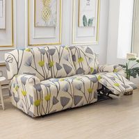 Housse Canapé Inclinable Relax 1/2/3 Places Jacquard Extensible Avec Poche Latérale - Protection Antidérapante
