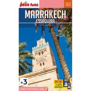 LIVRE TOURISME MONDE Petit Futé Marrakech Essaouira. Edition 2019-2020.