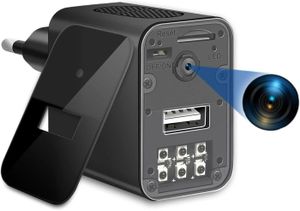 CAMÉRA MINIATURE Camera Espion USB Charguer Caméra Cachée 1080P ave