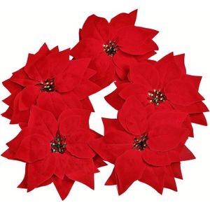 200 Baies Rouges Artificielles De Noël – Décorations En Mousse Avec Tige Métal, 6,3 Cm, Pour Sapin, Guirlande, Couronne, Mariage - 6