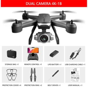 DRONE Caméra double 4K 1B-Drone Professionnel F11 Avec C