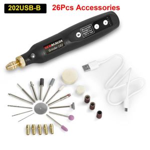 MEULEUSE 202USB-B - Mini meuleuse perceuse électrique USB c