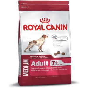 CROQUETTES Royal Canin Medium Adult 7+ Nourriture pour Chien 