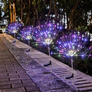 LAMPE DE JARDIN  Lampe de jardin solaire LED étanche pour feu d'art