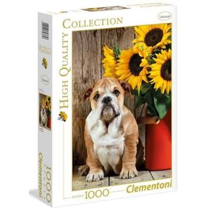 PUZZLE CLEMENTONI PUZZLE 1000 pièces - Le bulldog - High 