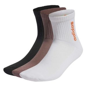 CHAUSSETTES X3 Paire de Chaussettes Blanc/Mauve/Noir Femme Adi