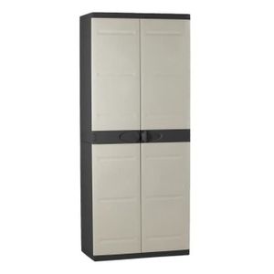 ARMOIRE EXTÉRIEUR AVEC Porte-Balai terry 'Crattan' 2 Ante 68X39X170H CM