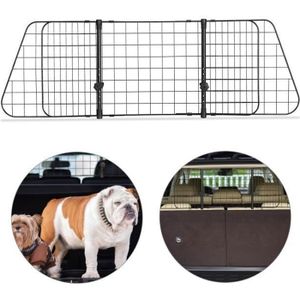 Barrière de sécurité voiture pour chien, grille de protection pour voiture,  grille à bagages réglable 96-145 x 30cm