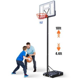 PANIER DE BASKET-BALL Panier de Basket Exterieur - Hauteur Réglable de 1