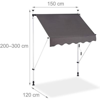 Manivelle Télescopique Pour Store De Fenêtre 52cm - Poignée Ergonomique - Intérieur/Extérieur