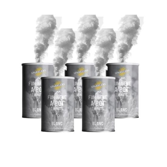 Fumigènes En Pot – Lot De 3, Durée 60 Secondes, Couleur Bleue, Allumage à Mèche, Catégorie F1 - 11