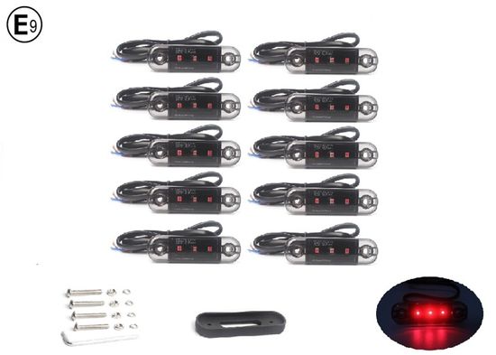 10 Feux De Gabarit LED VISSQH 12V/24V - Blanc Pour Camion, Remorque, Camping-car, Van