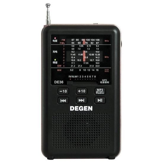 Récepteur Radio Mp3 Fm-Mw Multifonctionnel, Prise En Charge De L'Entrée