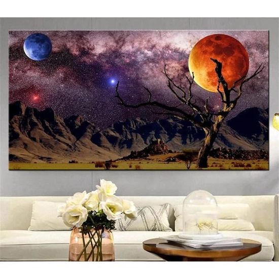 Kit Diamond Painting 5D Cowboy Boots 40x50 Cm - Toile Pré-collante, Diamants Ronds, Complet Avec Accessoires - 5