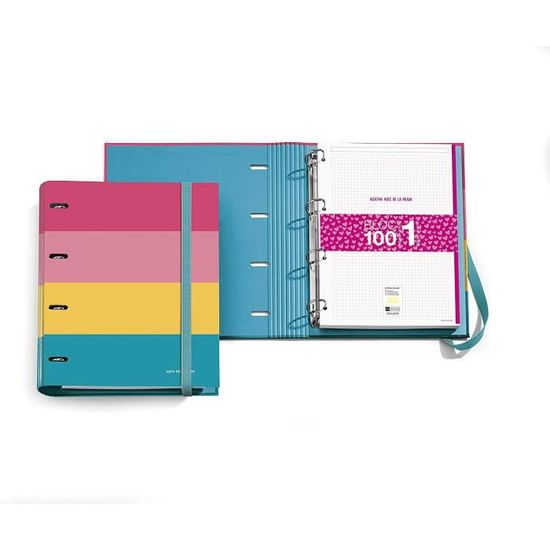 Recharge De Feuilles A4 Quadrillées Miquelrius - 150 Feuilles 90g/m², Quadri 5x5mm, Perforées, Couleur Gris