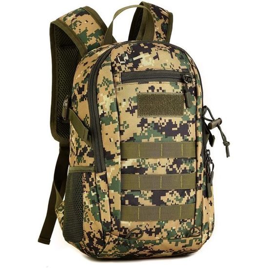 Selighting Pochette à Bouteille D'Eau Tactique - Système MOLLE, Nylon 1000D Imperméable, Pour Sac à Dos, Randonnée, Camping (Noir)