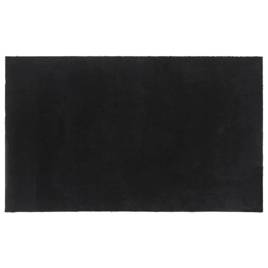 Tapis De Porte Noir 90x150cm - Antidérapant, Imperméable - Intérieur/Extérieur