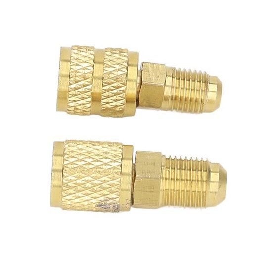 Vanne De Réfrigérant Pour Climatisation/Réfrigérateur - En Cuivre, Raccord 1/4" SAE (Pour R134a, R22, R410) - 10