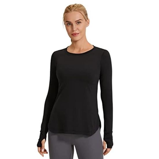 Haut De Running Victoria's Secret PINK - Gris Avec Trous Pour Pouces - Taille XS - Occasion Très Bon état