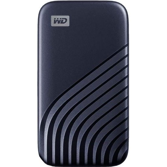 WD My Passport™ - SSD Externe - 500Go - USB-C - Bleu (WDBAGF5000ABL-WESN)