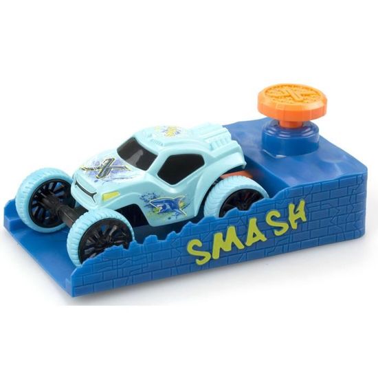 Exost Smash Pack 4 Mini Voitures à Iction 8 Cm Avec 2