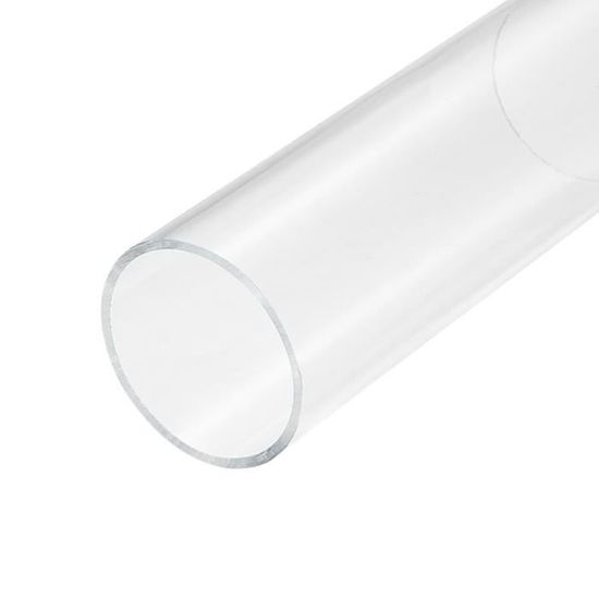 Tubes Acryliques Transparents Rigides – 9 Pièces, 8mm Intérieur / 10mm Extérieur, Parfaits Pour Lampes, Aquariums Ou DIY
