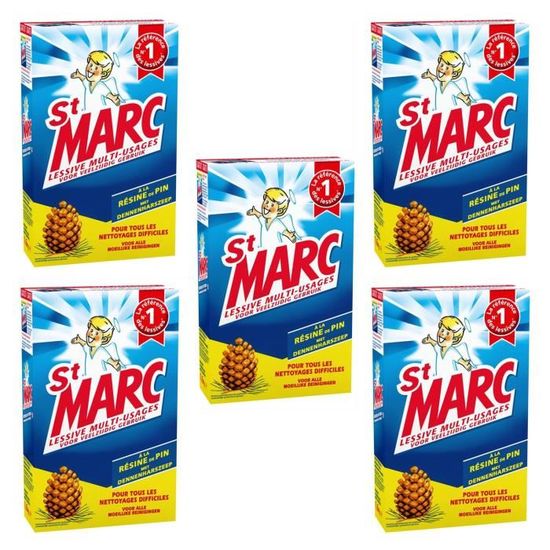 Lot de 5 Lessives Multi-Usages à la Résine de Pin 1,4 kg - Cdiscount ...