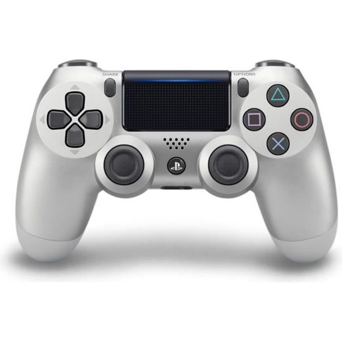 Manette PS4 DualShock 4.0 V2 Silver - PlayStation Officiel