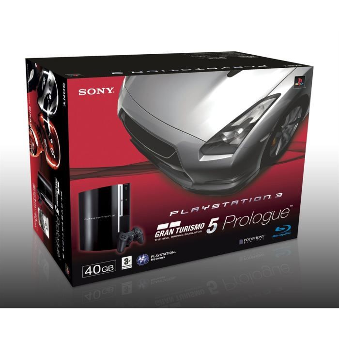Console Sony PlayStation 3 - PS3 40 Go + Gran Turismo 5 Prologue