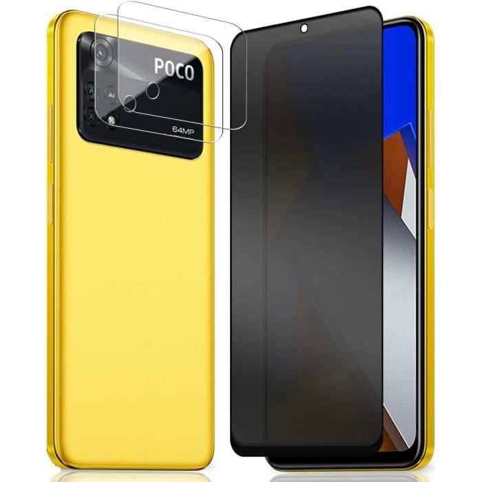 Verre Tremp&eacute; Pour Xiaomi 13C 4G-POCO C65, 2 2 Pi&egrave;ces Protection &eacute;cran Film Et Cam&eacute;ra Arri&egrave;re